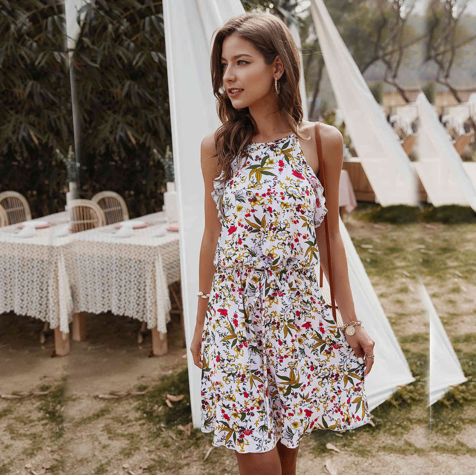women summer dress boho floral Printed Spaghetti Strap Women' mini Dress Casual beach holidays slim dresses 210524, Navy blue
women summer dress boho floral Printed Spaghetti Strap Women' mini Dress Casual beach holidays slim dresses 210524, Navy blue
