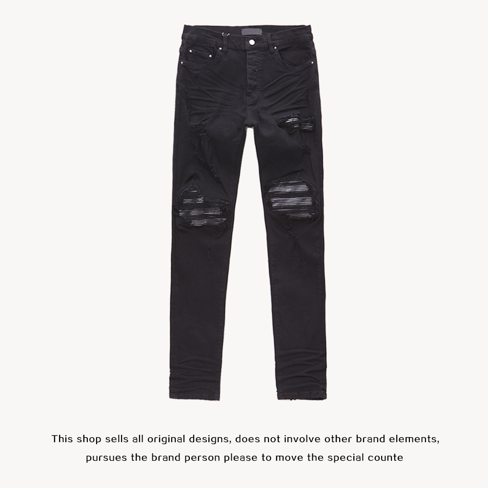 Fog AMIR High Street bright face patched leather old hole MX1 jeans pants men's and women's elastic tight feet SLP, Blue
Fog AMIR High Street bright face patched leather old hole MX1 jeans pants men's and women's elastic tight feet SLP, Blue