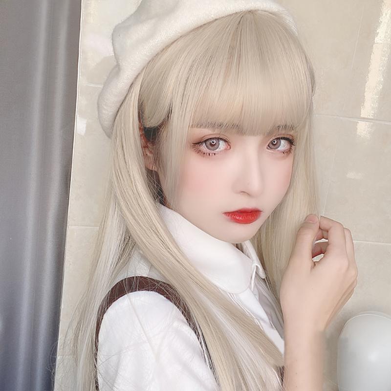 Synthetic Wigs MEIFAN Cosplay Long Straight Lolita Ombre Pink Anime Harajuku Wig Female Blue Golden White Color Natural False Hair
Synthetic Wigs MEIFAN Cosplay Long Straight Lolita Ombre Pink Anime Harajuku Wig Female Blue Golden White Color Natural False Hair