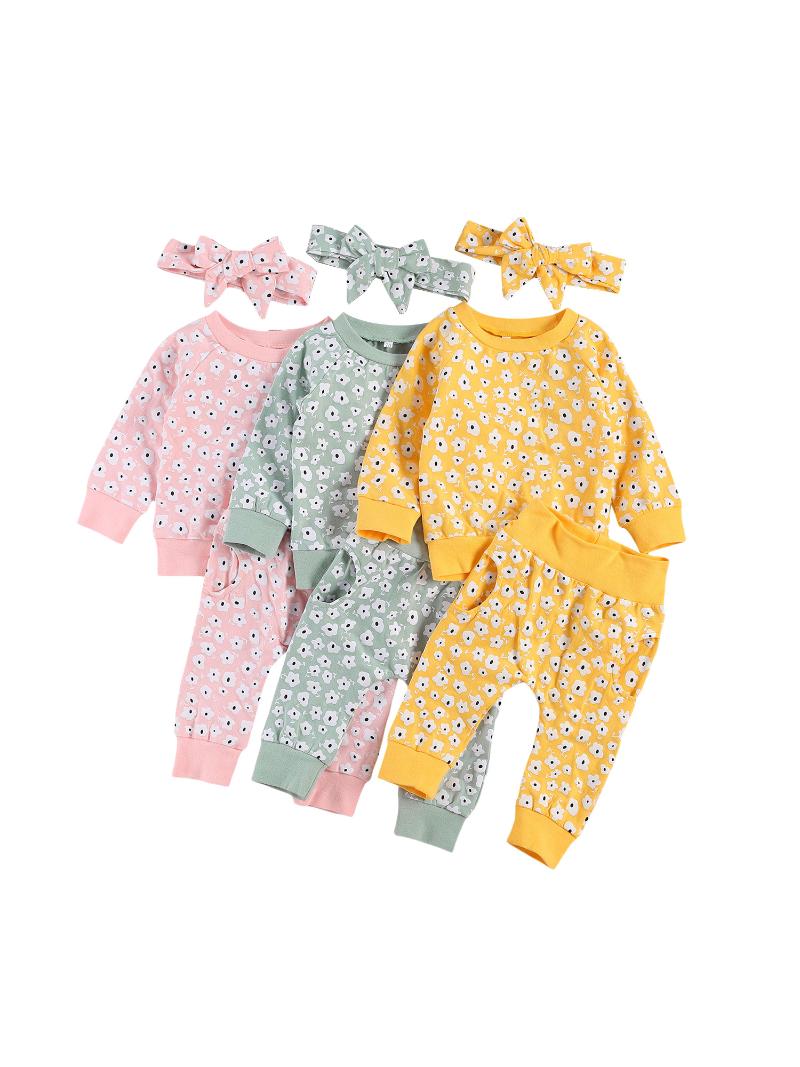 Clothing Sets CitgeeSpring Baby Girls Boys Flower Printed Suit Long Sleeve Pullover Sweater Top Pants Autumn Casual Set, White
Clothing Sets CitgeeSpring Baby Girls Boys Flower Printed Suit Long Sleeve Pullover Sweater Top Pants Autumn Casual Set, White