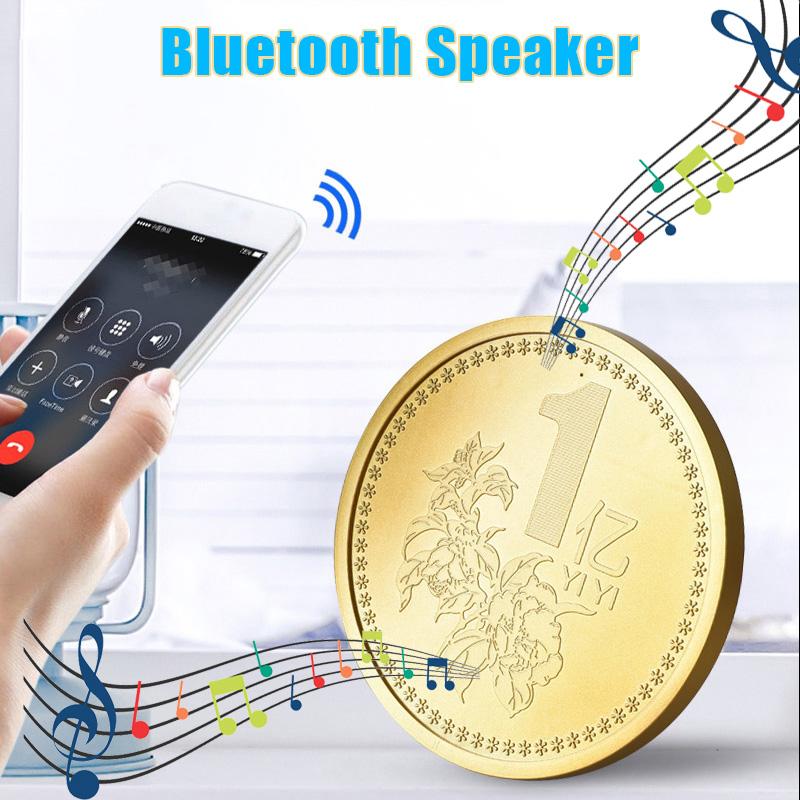 Portable Speakers Wireless Bluetooth Speaker Coins Shape Built-in Microphone USB For Home NC99
Portable Speakers Wireless Bluetooth Speaker Coins Shape Built-in Microphone USB For Home NC99