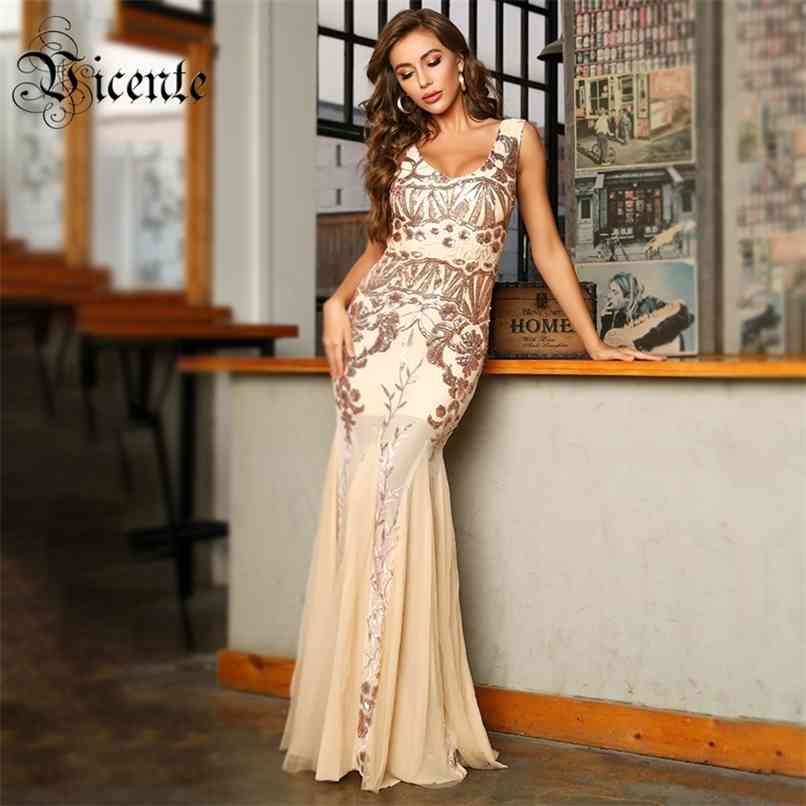 Chic Gold Sequins Maix Long Dress Sexy V Neck Ruched Design Celebrity Party Club Vestido Free 210520
Chic Gold Sequins Maix Long Dress Sexy V Neck Ruched Design Celebrity Party Club Vestido Free 210520