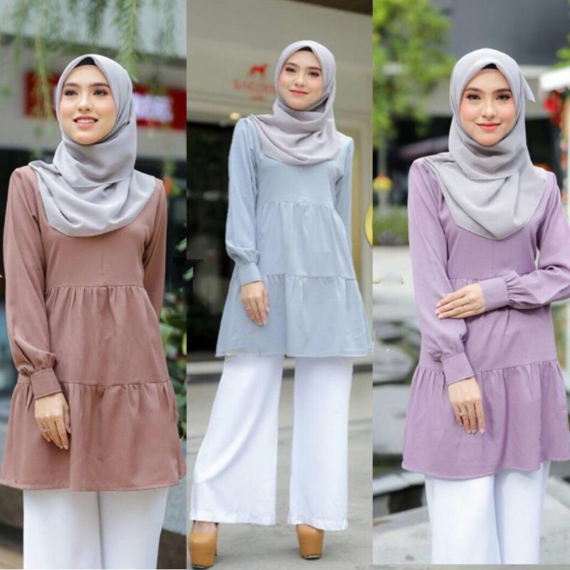 Ethnic Clothing Turkey Muslim Blouse And Top Women Dubai Arab Solid Lace-up O Neck Long Shirt Islamic Full Sleeve Pullover Elegant Tops
Ethnic Clothing Turkey Muslim Blouse And Top Women Dubai Arab Solid Lace-up O Neck Long Shirt Islamic Full Sleeve Pullover Elegant Tops