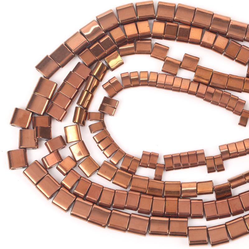 Other Natural Stone Beads Double-hole Electroplated Red Copper Square Hematite Loose For Jewelry Making Diy Bracelet Necklace
Other Natural Stone Beads Double-hole Electroplated Red Copper Square Hematite Loose For Jewelry Making Diy Bracelet Necklace