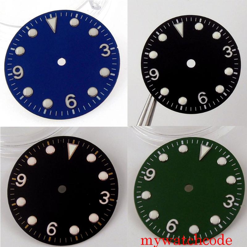 Repair Tools & Kits 29.2mm Black/Green/Blue Watch Dial Luminous Marks Fit NH35A MH35 Automatic Movement Wristwatch Accessories
Repair Tools & Kits 29.2mm Black/Green/Blue Watch Dial Luminous Marks Fit NH35A MH35 Automatic Movement Wristwatch Accessories