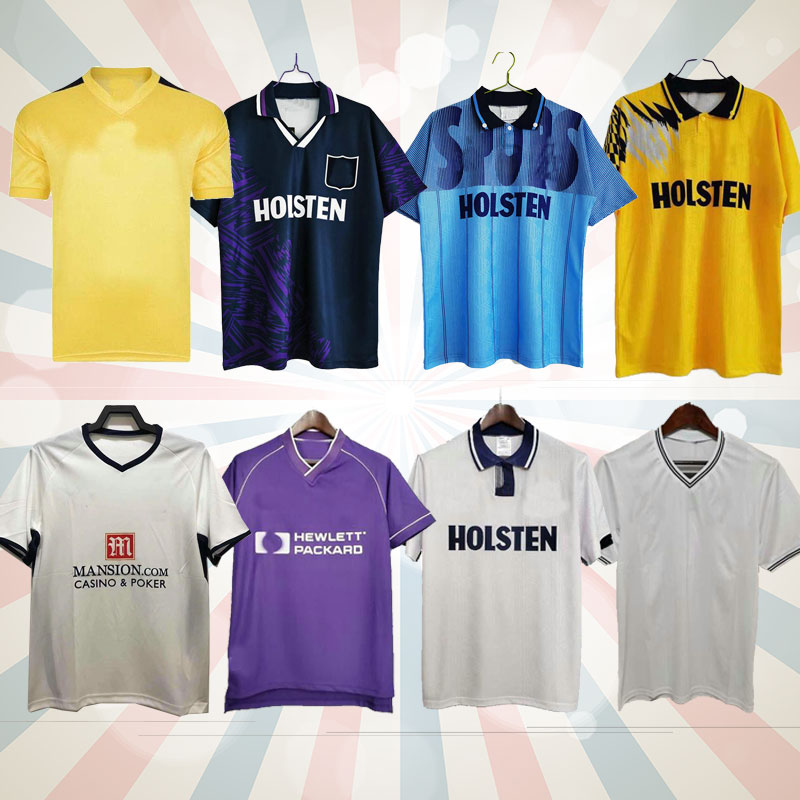 1982 1990 1994 1991 1995 1998 1999 Retro soccer jersey TOTTENHAM Kits KLINSMANN GASCOIGNE ANDERTON SHERINGHAM GINOLA Vintage football shirts, 92 94 away
1982 1990 1994 1991 1995 1998 1999 Retro soccer jersey TOTTENHAM Kits KLINSMANN GASCOIGNE ANDERTON SHERINGHAM GINOLA Vintage football shirts, 92 94 away