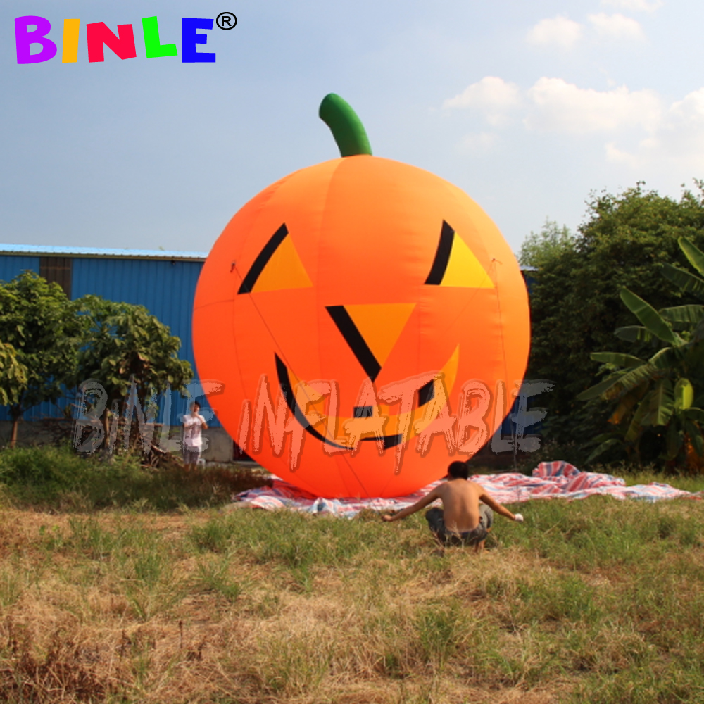 Outdoor giant inflatable pumpkin halloween decoration for event promotional