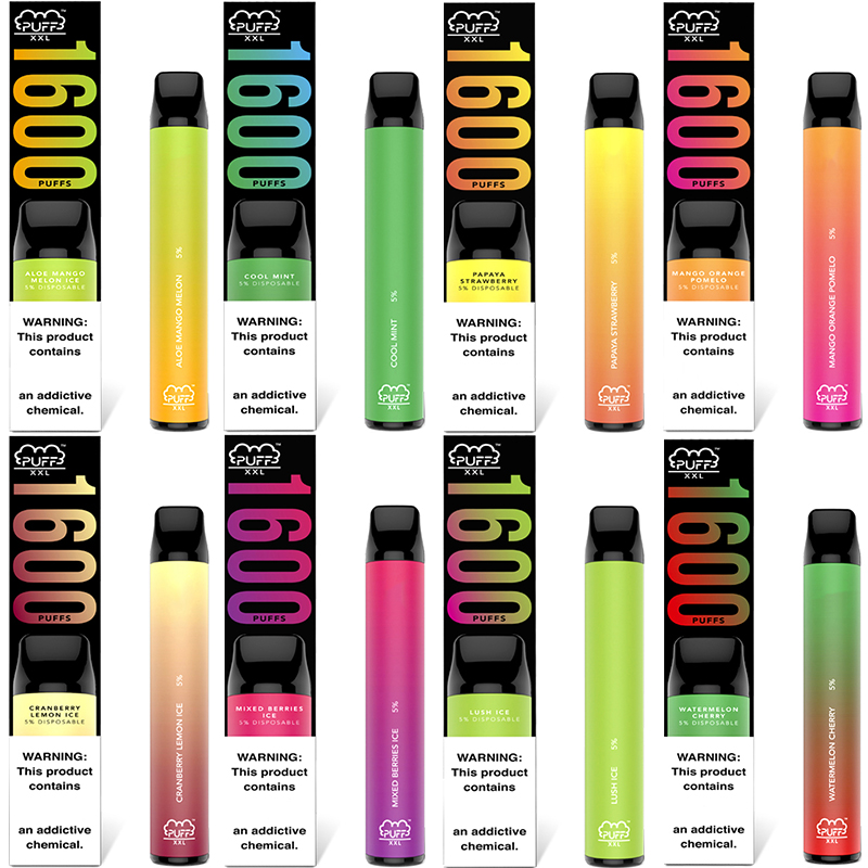 Disposable Vape Puff XXL e cigarette mix flavors VapePen 1600 vapor dropshipping Australia Puffs Bars Plus 1000mAh
Disposable Vape Puff XXL e cigarette mix flavors VapePen 1600 vapor dropshipping Australia Puffs Bars Plus 1000mAh