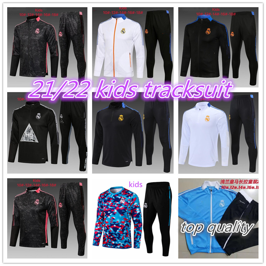 2021 2022 Real Madrid kids tracksuit soccer Training suit Jacket 21/22 camiseta de futbol HAZARD BENZEMA MODRIC Jogging football set
2021 2022 Real Madrid kids tracksuit soccer Training suit Jacket 21/22 camiseta de futbol HAZARD BENZEMA MODRIC Jogging football set