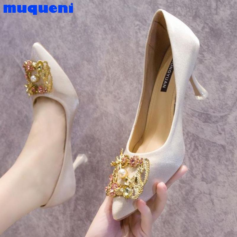 5cm Mid Heel Womens Pumps Suede Pointed Toe Square Single Shoes Fairy Style High Heels Rhinestone Decoration Party Dress, Black
5cm Mid Heel Womens Pumps Suede Pointed Toe Square Single Shoes Fairy Style High Heels Rhinestone Decoration Party Dress, Black