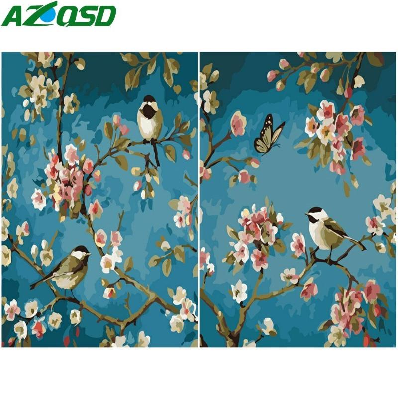 Paintings AZQSD Oil Painting Birds By Numbers Paint Flower Tree DIY Canvas Picture Hand Painted Home Decoration SZYH6180
Paintings AZQSD Oil Painting Birds By Numbers Paint Flower Tree DIY Canvas Picture Hand Painted Home Decoration SZYH6180