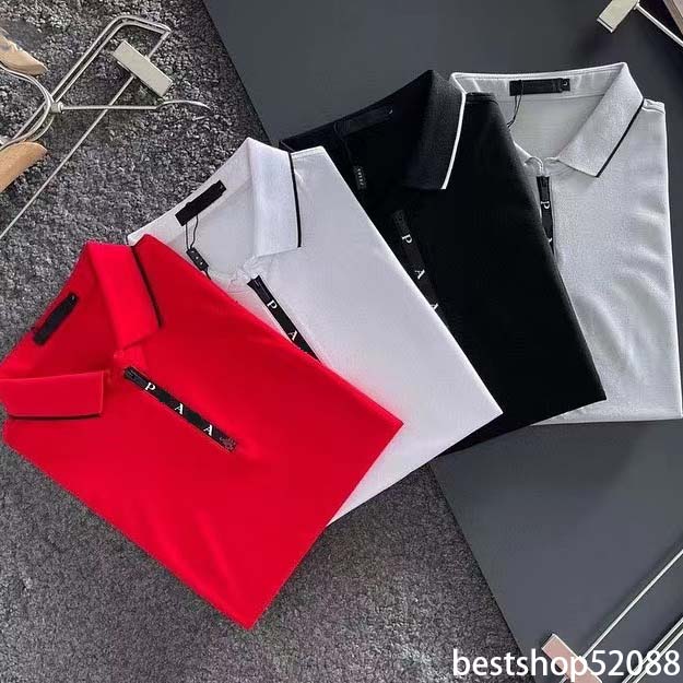 Designer PRAD men's new polo t shirt t shirts exclusive embroidered logo on the chest, Customize
Designer PRAD men's new polo t shirt t shirts exclusive embroidered logo on the chest, Customize