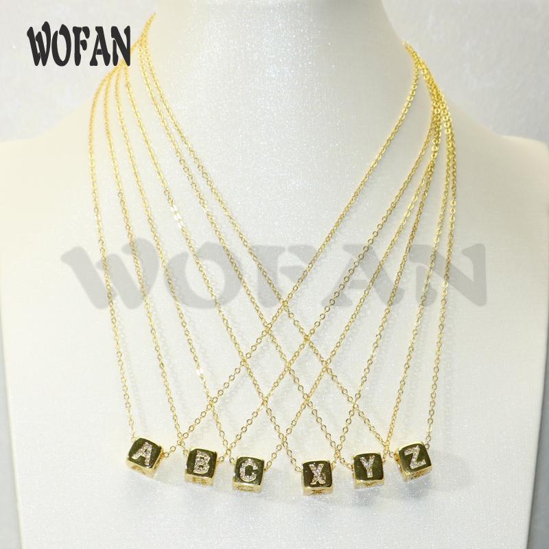 Pcs Zircon Micro Pave Letter Bead Charm Pendant Necklace Gold Color Cubic Zirconia With Link Chain Chains
Pcs Zircon Micro Pave Letter Bead Charm Pendant Necklace Gold Color Cubic Zirconia With Link Chain Chains