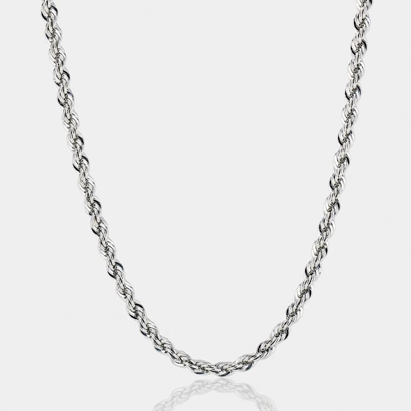 Chains 5mm Stainless Steel Twist Chain Necklace For Women Punk Hip Hop Style Thick Rope Stacking Jewelry, Silver
Chains 5mm Stainless Steel Twist Chain Necklace For Women Punk Hip Hop Style Thick Rope Stacking Jewelry, Silver