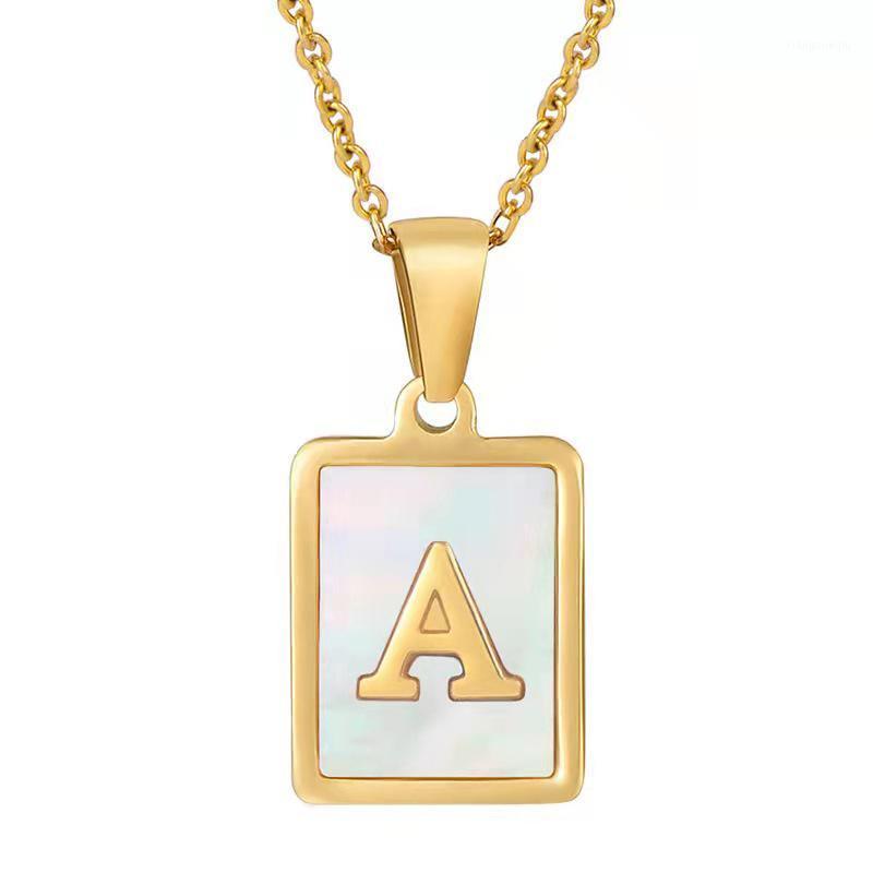 Pendant Necklaces Fashion 26 Letters Necklace Women Girls Alphabet Titanium Steel Chain Shell Jewelry Simple Design, Silver
Pendant Necklaces Fashion 26 Letters Necklace Women Girls Alphabet Titanium Steel Chain Shell Jewelry Simple Design, Silver