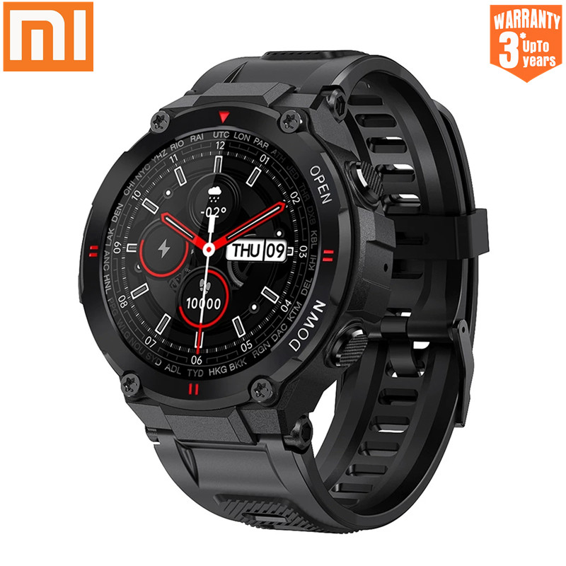 Xiaomi Smart Watch Men Bluetooth Call Full Touch Smartwatch Waterproof Sport Fitness Tracker Custom Dials Clock 400mAh, Grey
Xiaomi Smart Watch Men Bluetooth Call Full Touch Smartwatch Waterproof Sport Fitness Tracker Custom Dials Clock 400mAh, Grey