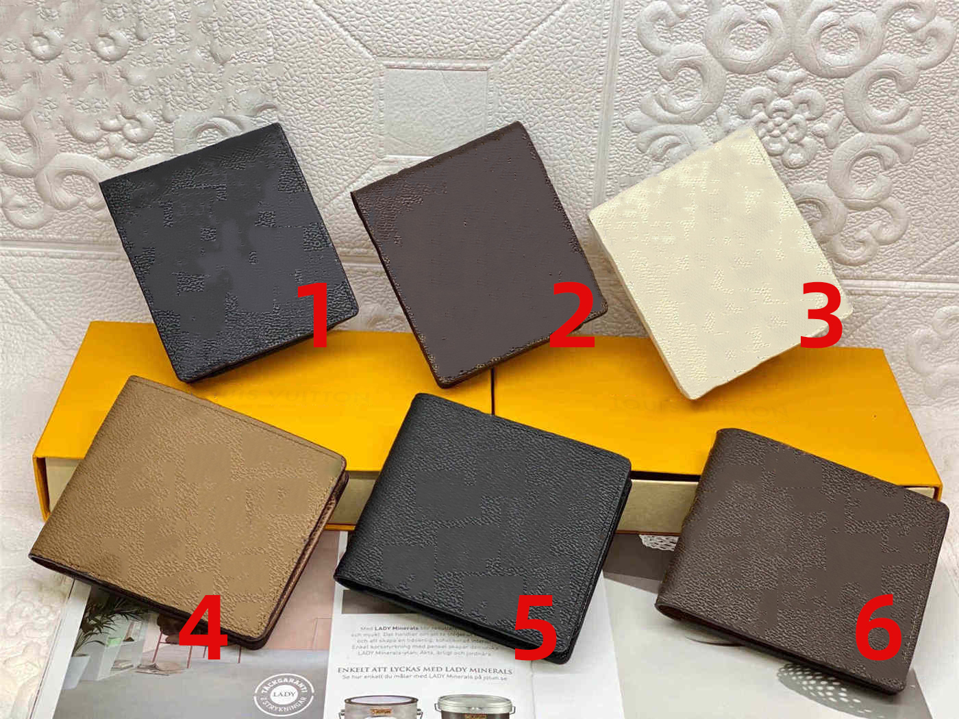 original box brand designer women wallets Top quality purses pu leather classic style multicolor Mmen short wallet Card holder Holders zipper coin purse 60ap223, 3 white lattice
original box brand designer women wallets Top quality purses pu leather classic style multicolor Mmen short wallet Card holder Holders zipper coin purse 60ap223, 3 white lattice
