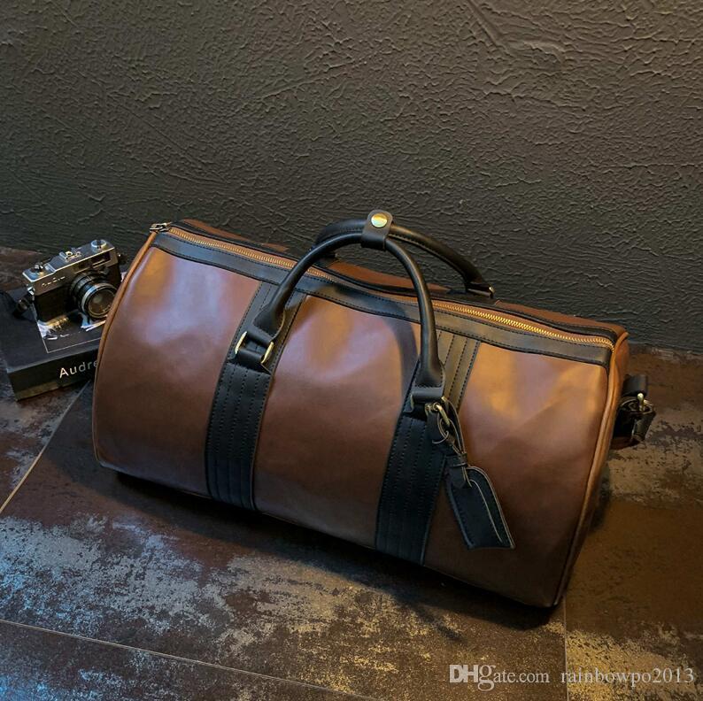 Factory wholesale men bag fashion striped leather shoulder mens travels bags retro crazy horse PU travel handbag multifunctional wet and dry separation handbags, Coffee
Factory wholesale men bag fashion striped leather shoulder mens travels bags retro crazy horse PU travel handbag multifunctional wet and dry separation handbags, Coffee