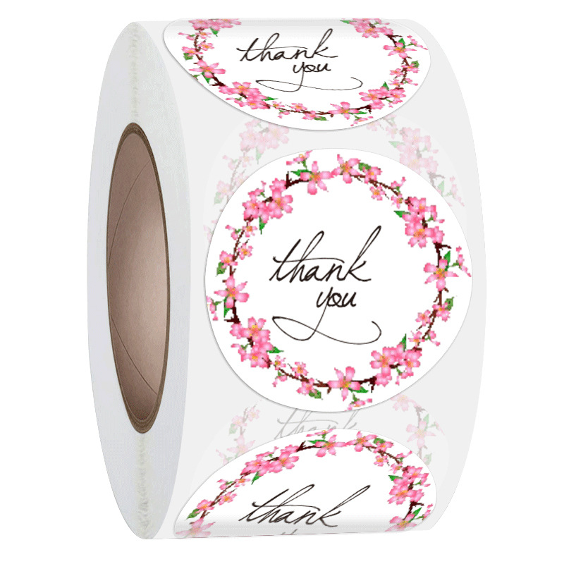 Flower Thank You Stickers for bakin Gift Wedding 500 PCS Labels Per Roll 1in 1.5in 1221230
Flower Thank You Stickers for bakin Gift Wedding 500 PCS Labels Per Roll 1in 1.5in 1221230