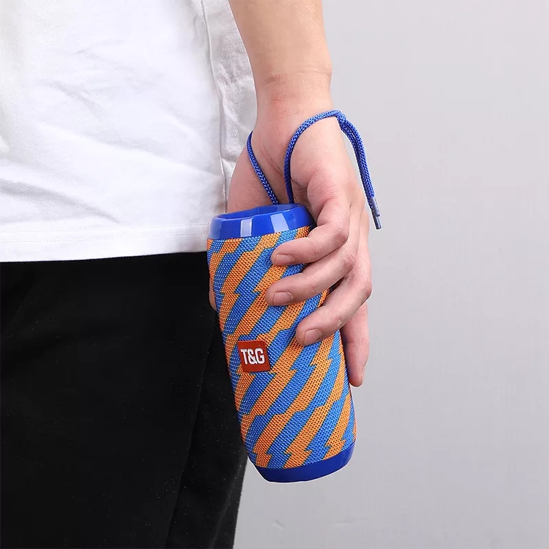 TG117 Portable Bluetooth Speaker Wireless Bass Column Waterproof Outdoor Music Vibro Speakers TF Card Subwoofer Loudspeaker