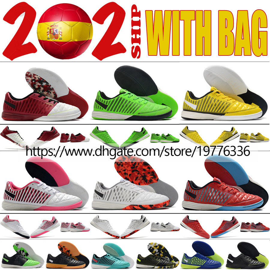 Mens Football Boots Lunar Gato II IC Flats Leather Soccer Shoes Low Trainers Indoor Cleats Green Yellow Red White Black Blue Pink High Quality Footwear, Shoes original box
Mens Football Boots Lunar Gato II IC Flats Leather Soccer Shoes Low Trainers Indoor Cleats Green Yellow Red White Black Blue Pink High Quality Footwear, Shoes original box