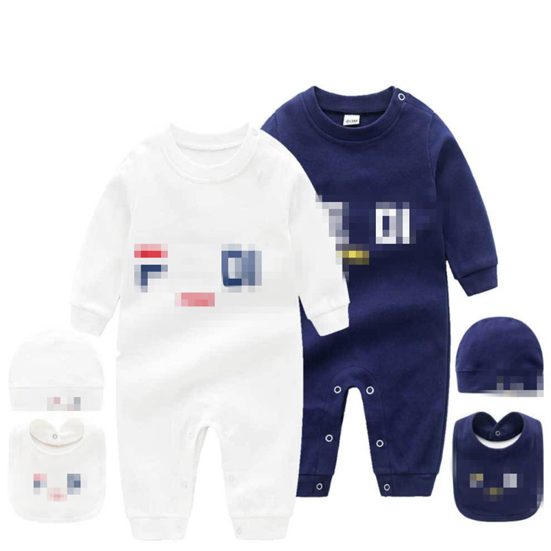Infant 3 pcs set Hat Bib Jumpsuit Rompers Kids Designer Clothes Girls Boys Brand letter Newborn Baby Toddler, Blue
Infant 3 pcs set Hat Bib Jumpsuit Rompers Kids Designer Clothes Girls Boys Brand letter Newborn Baby Toddler, Blue