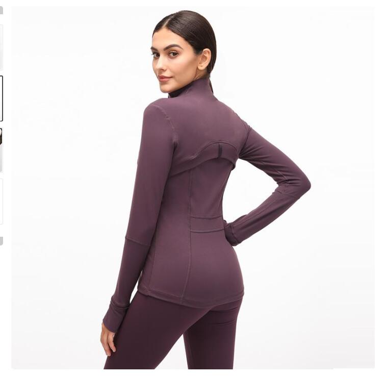 L-7 Autumn Winter New Zipper Jacket Quick-Drying Yoga Clothes Long-Sleeve Thumb Hole Training Running Jacket Women Slim Fitness Coat SIZE, Black 
L-7 Autumn Winter New Zipper Jacket Quick-Drying Yoga Clothes Long-Sleeve Thumb Hole Training Running Jacket Women Slim Fitness Coat SIZE, Black