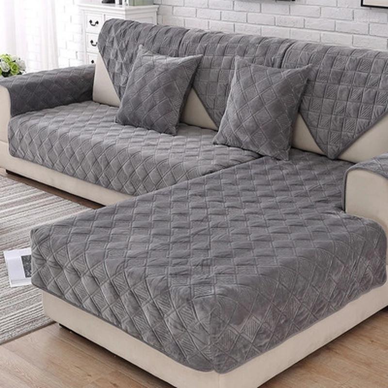 Chair Covers Short Plush Grey Color Sofa Towel Brief Thicken Quilted Cover Slip Resistant Couch 1/2/3-seater Sofas For Living Room
Chair Covers Short Plush Grey Color Sofa Towel Brief Thicken Quilted Cover Slip Resistant Couch 1/2/3-seater Sofas For Living Room