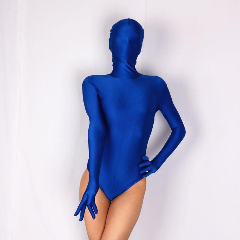 Women's Shapers Women Men Sexy Spandex Leotard Long-sleeved High Elastic Body Shaping Tight Corset One Piece Stage Show