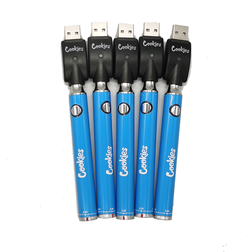 Cookies Twist Battery 900mAh Preheat Preheating VV Variable Voltage 510 Thread Batteries 30pcs Display Box With USB Charger For Vape Pen Cartridge
Cookies Twist Battery 900mAh Preheat Preheating VV Variable Voltage 510 Thread Batteries 30pcs Display Box With USB Charger For Vape Pen Cartridge