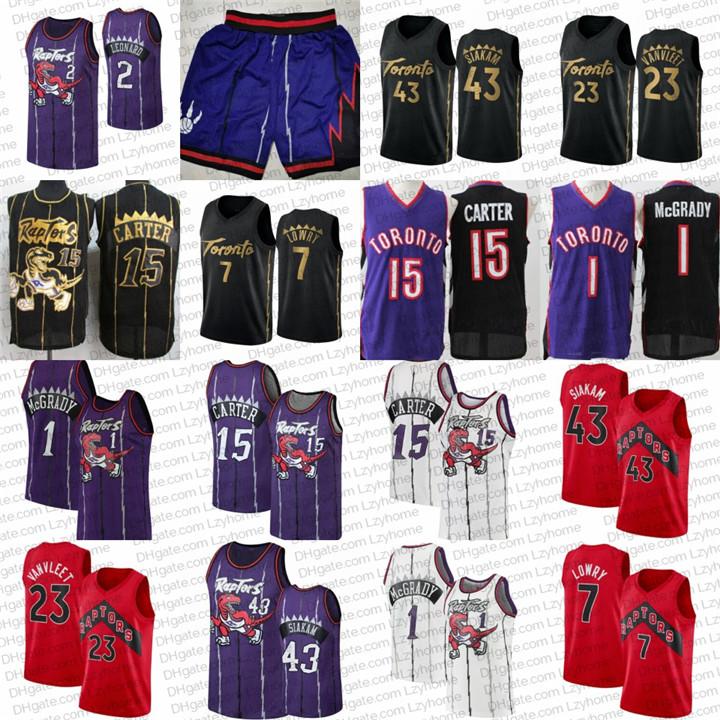 Vintage Purple Vince 15 Carter Basketball Jerseys Tracy 1 McGrady Kyle 7 Lowry Kawhi Toronto Raptor Men kids Leonard Pascal 43 Siaka, Black;red
Vintage Purple Vince 15 Carter Basketball Jerseys Tracy 1 McGrady Kyle 7 Lowry Kawhi Toronto Raptor Men kids Leonard Pascal 43 Siaka, Black;red