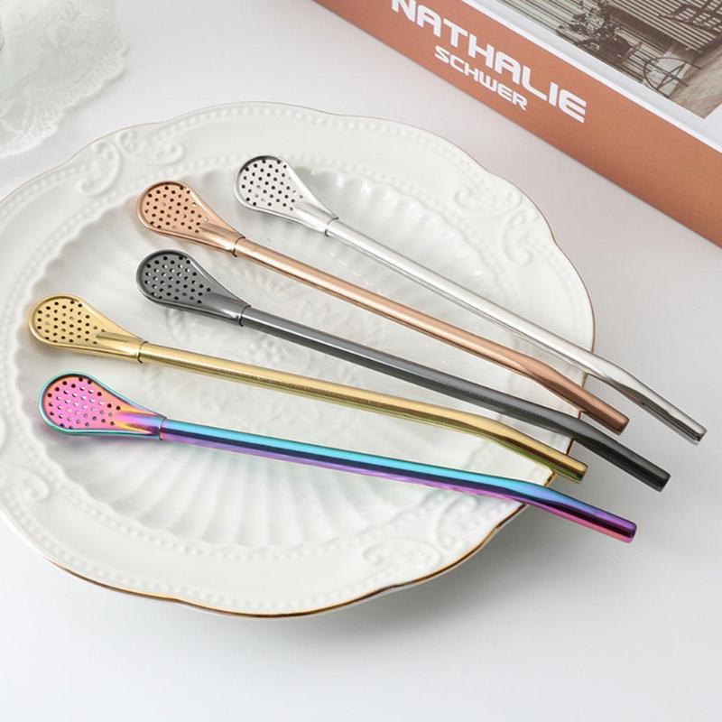 Drinking Straws 18cm Metal Straw Steel Tea Yerba Mate Pipette Gourd Filter Bombilla Spoon B1K3
Drinking Straws 18cm Metal Straw Steel Tea Yerba Mate Pipette Gourd Filter Bombilla Spoon B1K3