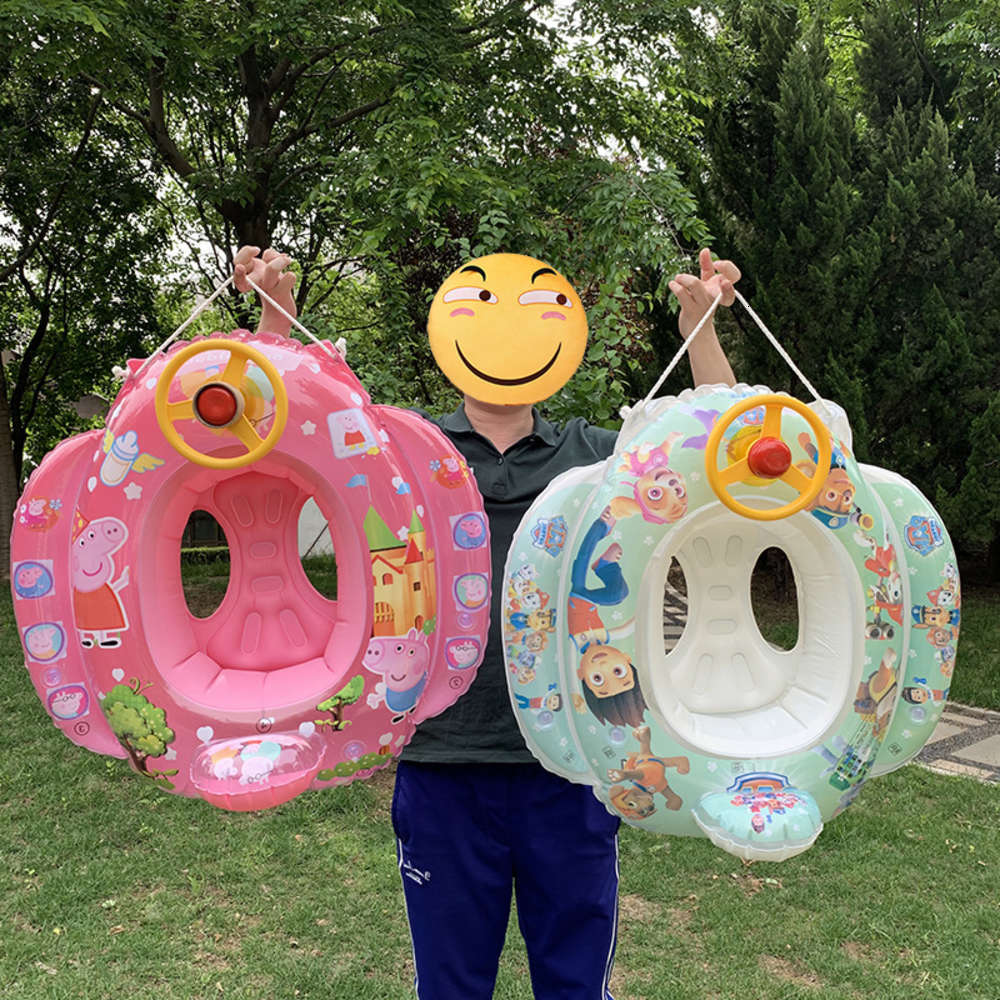 Swimming ring Children's swimming circle steering wheel rope horn puppies PP pig thickened inflatable bottom cartoon seat ring
Swimming ring Children's swimming circle steering wheel rope horn puppies PP pig thickened inflatable bottom cartoon seat ring
