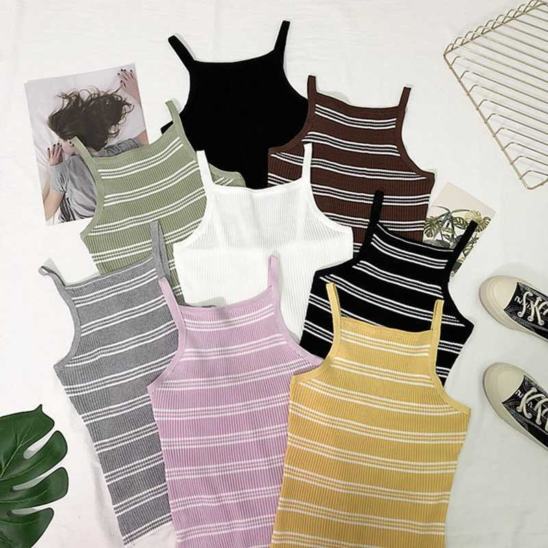 Vintage Striped Women Tank Top Casual Halter Sleeveless Backless Summer Female Camis W108 210526, Black
Vintage Striped Women Tank Top Casual Halter Sleeveless Backless Summer Female Camis W108 210526, Black