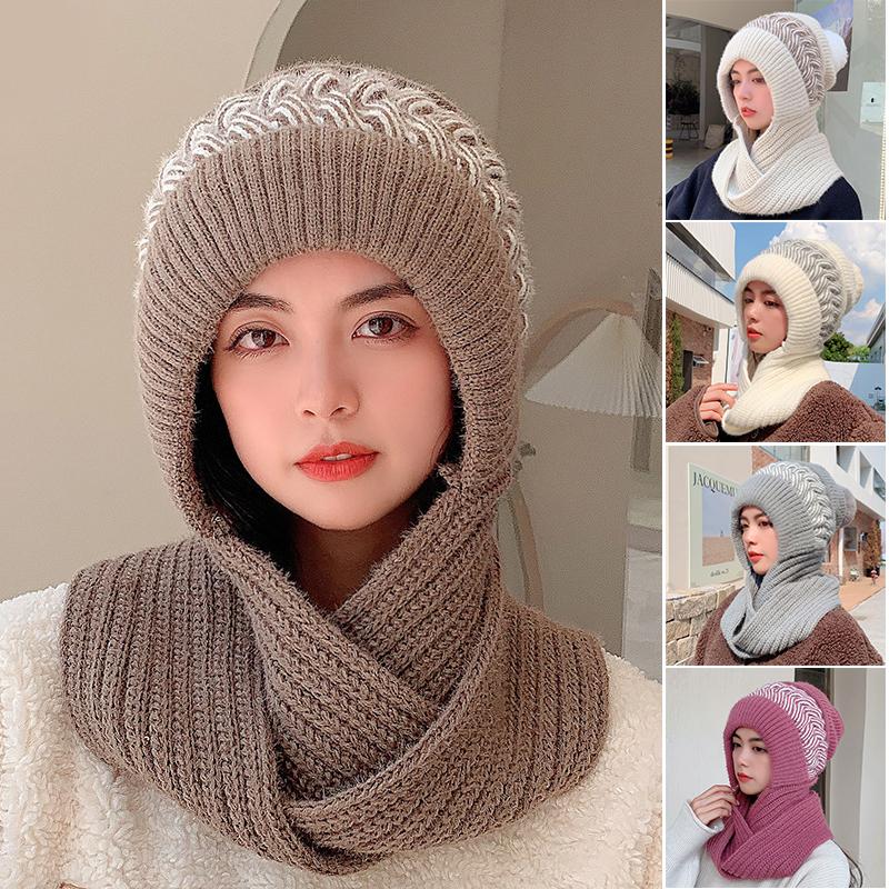 Berets Knitted Hat And Neck Scarf Set For Women/Girls Windproof Winter Ski With Pompom JRDH889, Skin red
Berets Knitted Hat And Neck Scarf Set For Women/Girls Windproof Winter Ski With Pompom JRDH889, Skin red