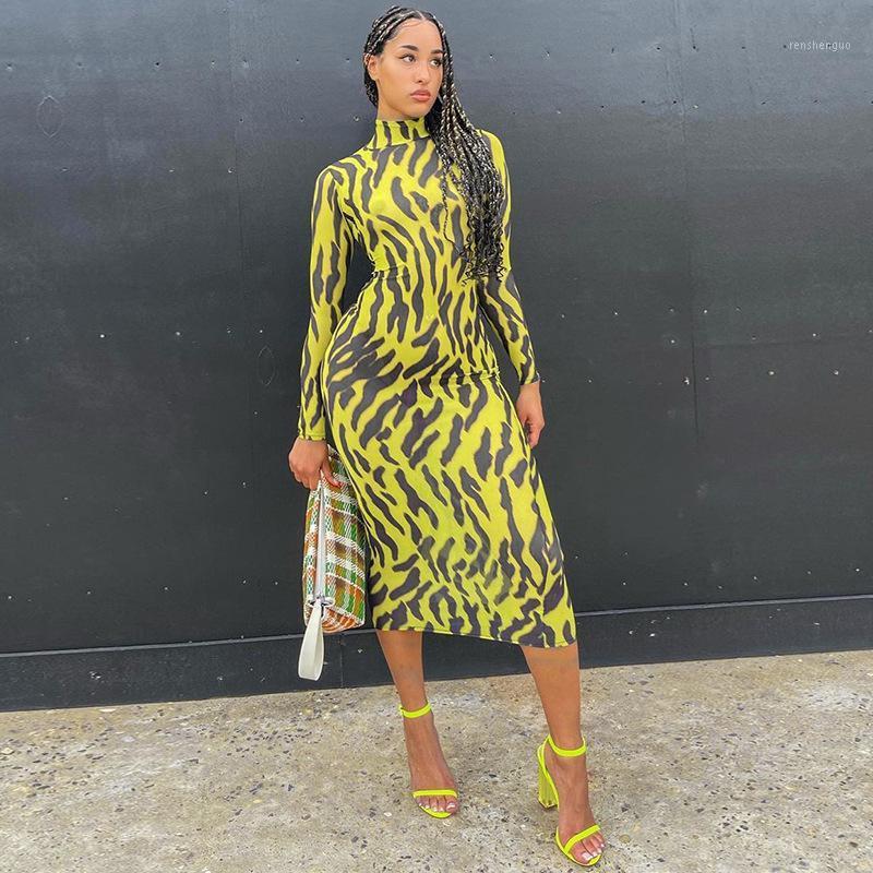 Casual Dresses Sexy See Through WomenTiger Pattern Wrapped Bodycon Dress Mesh Yarn Midi, Yellow
Casual Dresses Sexy See Through WomenTiger Pattern Wrapped Bodycon Dress Mesh Yarn Midi, Yellow