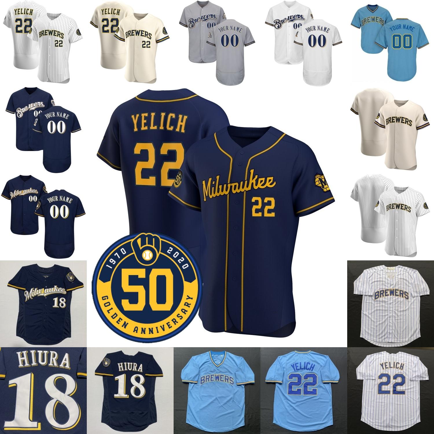 Milwaukee Christian Yelich Brewers Jersey Corbin Burnes Josh Hader Woodruff Jackie Bradley Jr. Kolten Wong Lorenzo Cain Braun Brent Suter Hiura, Blue;black
Milwaukee Christian Yelich Brewers Jersey Corbin Burnes Josh Hader Woodruff Jackie Bradley Jr. Kolten Wong Lorenzo Cain Braun Brent Suter Hiura, Blue;black