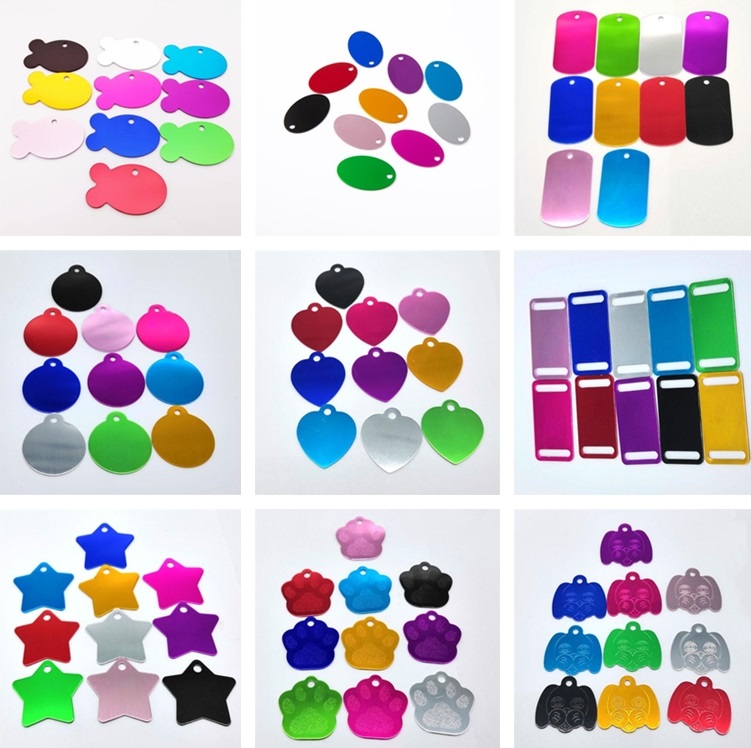 100pcs/lot fashion Aluminum Alloy blank dog tag cat ID card Anodized surface laser engravable pet Identity TagsZC480
100pcs/lot fashion Aluminum Alloy blank dog tag cat ID card Anodized surface laser engravable pet Identity TagsZC480