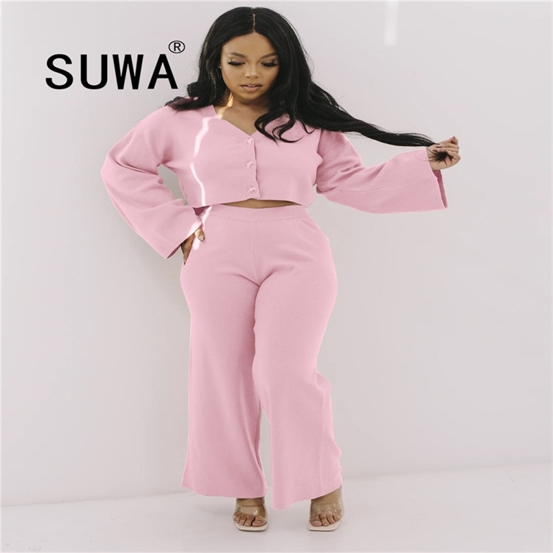 Pink Blue Autumn Knitted Womens Two Piece Outfits Long Sleeve Top Tunic Wide Leg Pants Trousers Office Wear Casual Streetwear 210525, Orange
Pink Blue Autumn Knitted Womens Two Piece Outfits Long Sleeve Top Tunic Wide Leg Pants Trousers Office Wear Casual Streetwear 210525, Orange