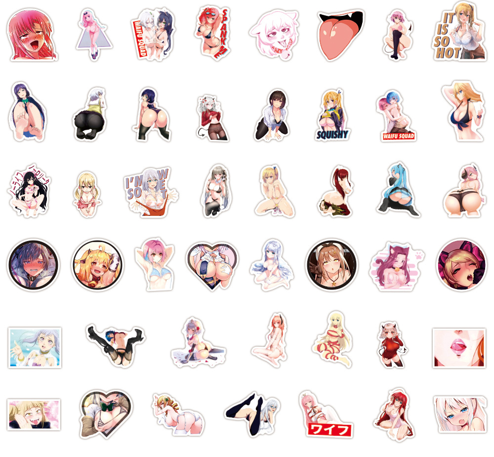 100pcs Anime Hentai Sexy Pinup Bunny Girl Waifu Decal Stickers Suitcase Laptop Car Truck Waterproof Sticker Girls Toys, Mixed
100pcs Anime Hentai Sexy Pinup Bunny Girl Waifu Decal Stickers Suitcase Laptop Car Truck Waterproof Sticker Girls Toys, Mixed