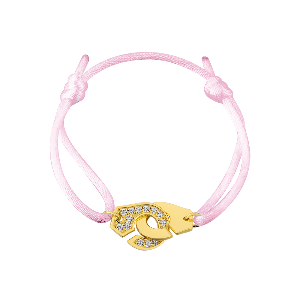 925 Sterling Silver Wedding Bracelet Rose Gold Color Handcuff With Zircon Jewelry For Women Men Menottes Adjustable Rope France Style