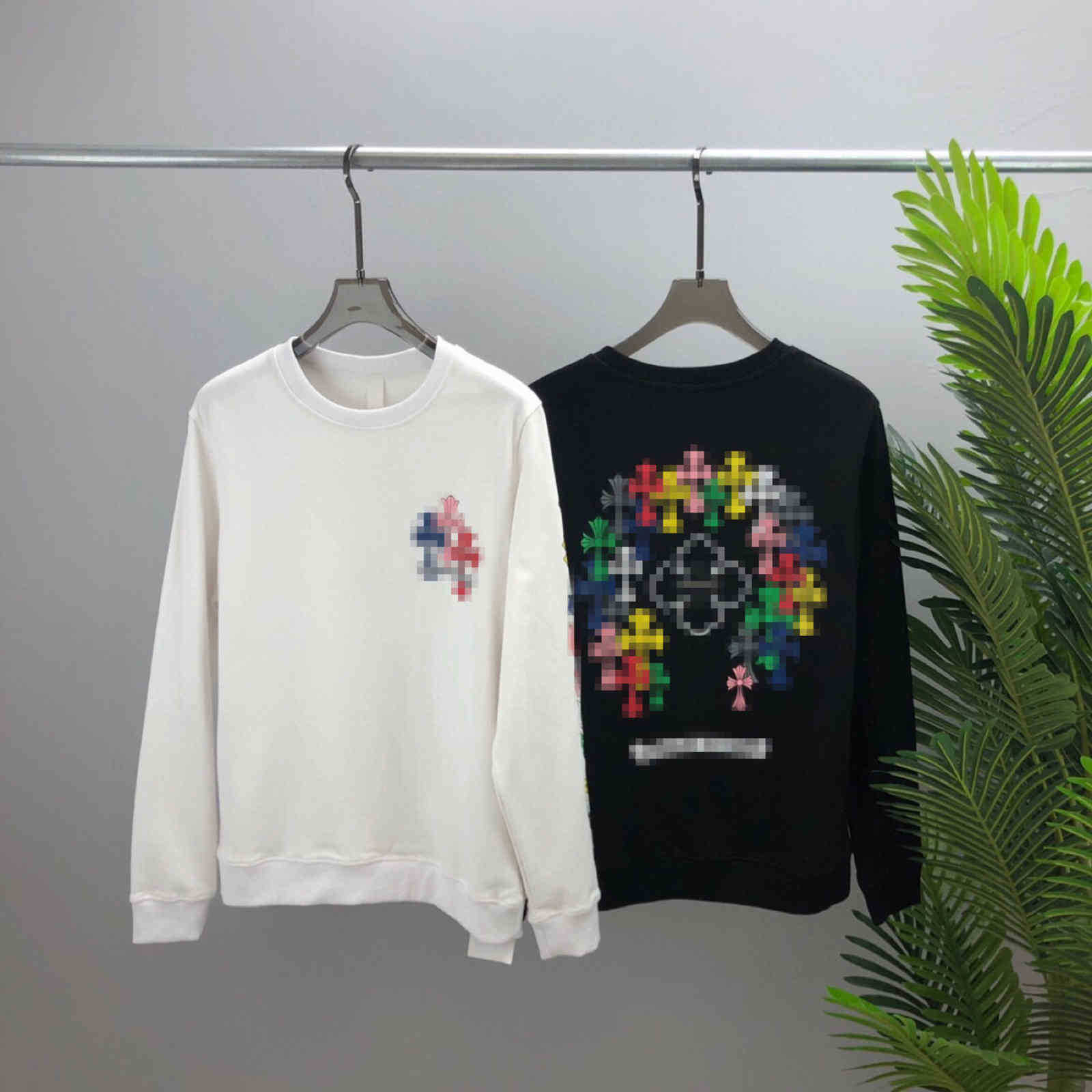 Autumn and winter new Chrome*Hearts round neck sweater men's Pullover cross Sanskrit printing trendy brand for men and women, Black
Autumn and winter new Chrome*Hearts round neck sweater men's Pullover cross Sanskrit printing trendy brand for men and women, Black