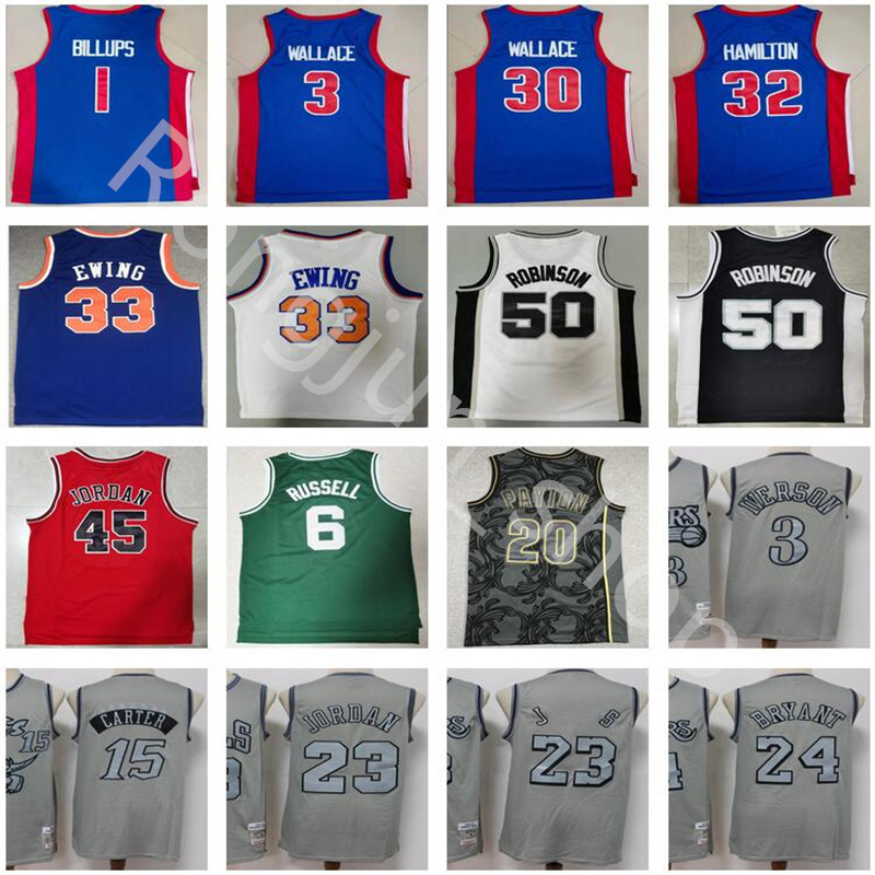 Mitchell Ness Stitched Basketball Ben Rasheed 30 Wallace Chauncey 1 Billups Richard 32 Hamilton Robinson 50 Patrick Ewing 33 Russell Jersey, As picture
Mitchell Ness Stitched Basketball Ben Rasheed 30 Wallace Chauncey 1 Billups Richard 32 Hamilton Robinson 50 Patrick Ewing 33 Russell Jersey, As picture