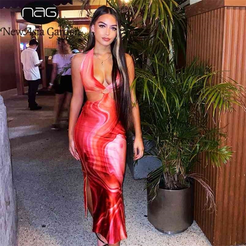 Asia Tie Dye Summer Dress Woman Lace up Hollow out Backless Split Halter Long Lady Chic Sexy Beach Holiday Party Robe 210701, Marble
Asia Tie Dye Summer Dress Woman Lace up Hollow out Backless Split Halter Long Lady Chic Sexy Beach Holiday Party Robe 210701, Marble