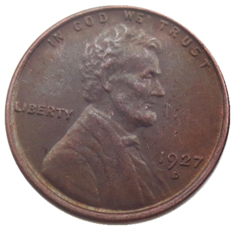 US Lincoln One Cent 1927-PSD 100% Copper Copy Coins metal craft dies manufacturing factory Price
US Lincoln One Cent 1927-PSD 100% Copper Copy Coins metal craft dies manufacturing factory Price