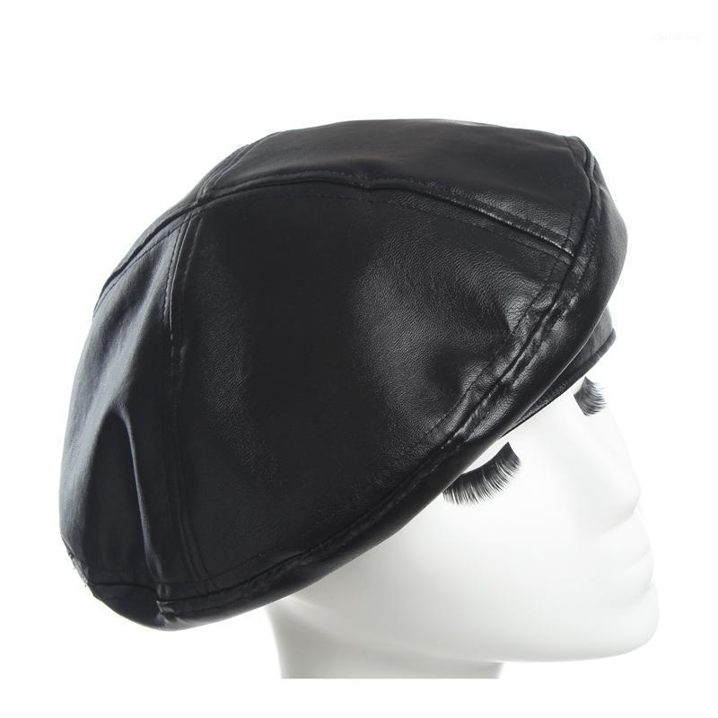 Hat For Women Water Wash Leather PU Beret 2021 Winter Womens Flat Top Hats French Style Painters Berets, Black
Hat For Women Water Wash Leather PU Beret 2021 Winter Womens Flat Top Hats French Style Painters Berets, Black