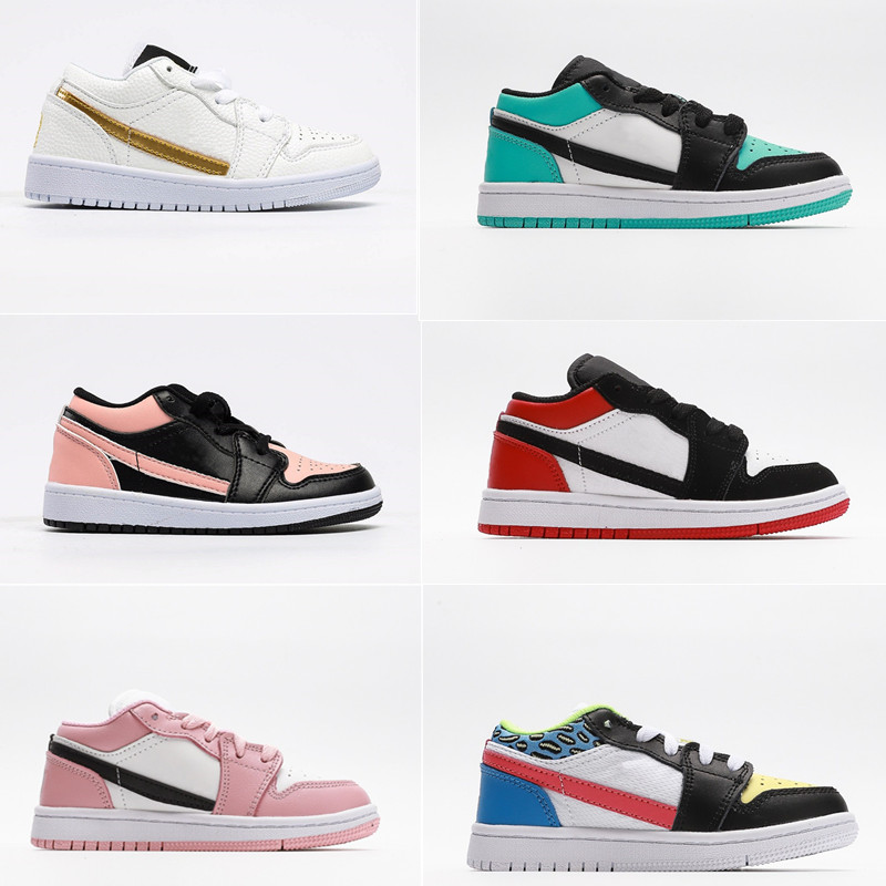 TD AJ1S 1s Low GS Kids Baketball Shoes Black Toe Crimson Tint Emerald Funky Patterns Light Arctic Pink Big Boys Girls Toddler Children Outdoor Sport Trainers Gold, 1-black toe
TD AJ1S 1s Low GS Kids Baketball Shoes Black Toe Crimson Tint Emerald Funky Patterns Light Arctic Pink Big Boys Girls Toddler Children Outdoor Sport Trainers Gold, 1-black toe