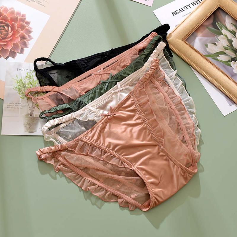 Women's Panties 1Pc Seamless Lace Edge Embroidery Briefs Low-waist Mesh Sexy For Women Breathable Soft Summer, 01
Women's Panties 1Pc Seamless Lace Edge Embroidery Briefs Low-waist Mesh Sexy For Women Breathable Soft Summer, 01