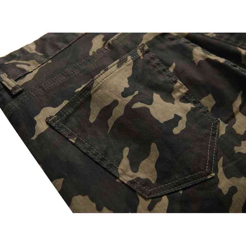 Camo Camouflage Jeans Pants Men Fashion Military Style Denim Trousers Mens Cotton Casual Stretch Jeans Male Pantalones 44 210522