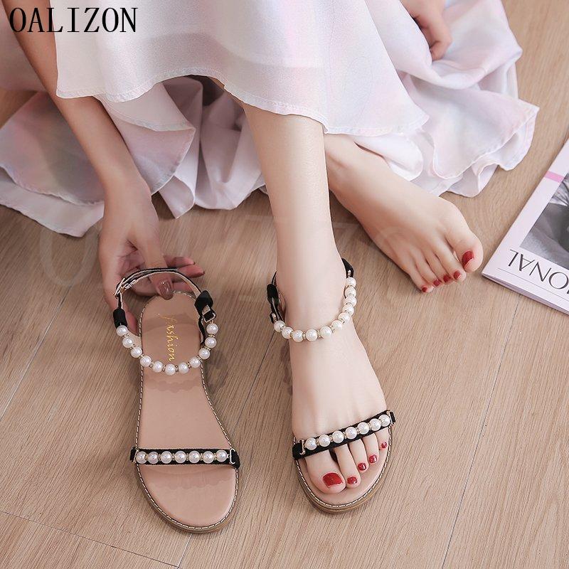 Women Sandals 2021 Summer Slippers Flat Bottom Open Toe Shoes Sexy String Bead Buckle Strap Female Casual, Black
Women Sandals 2021 Summer Slippers Flat Bottom Open Toe Shoes Sexy String Bead Buckle Strap Female Casual, Black